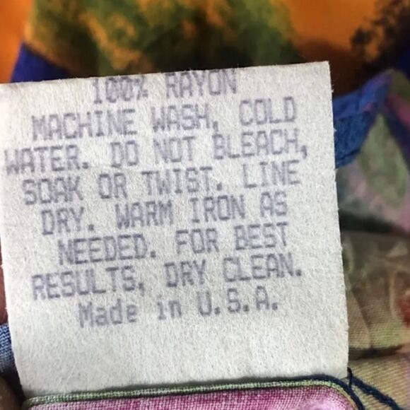 Vintage Jams World Hawaiian Shirt Rayon Tropical Art All Over Print | XL - Picture 9 of 9